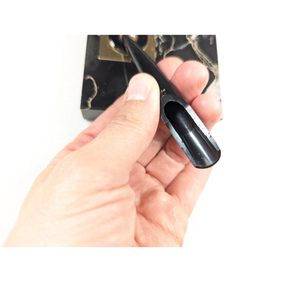 Vintage black marble Parker pen stand (with replacement pen), Home office decor, - Picture 8 of 10